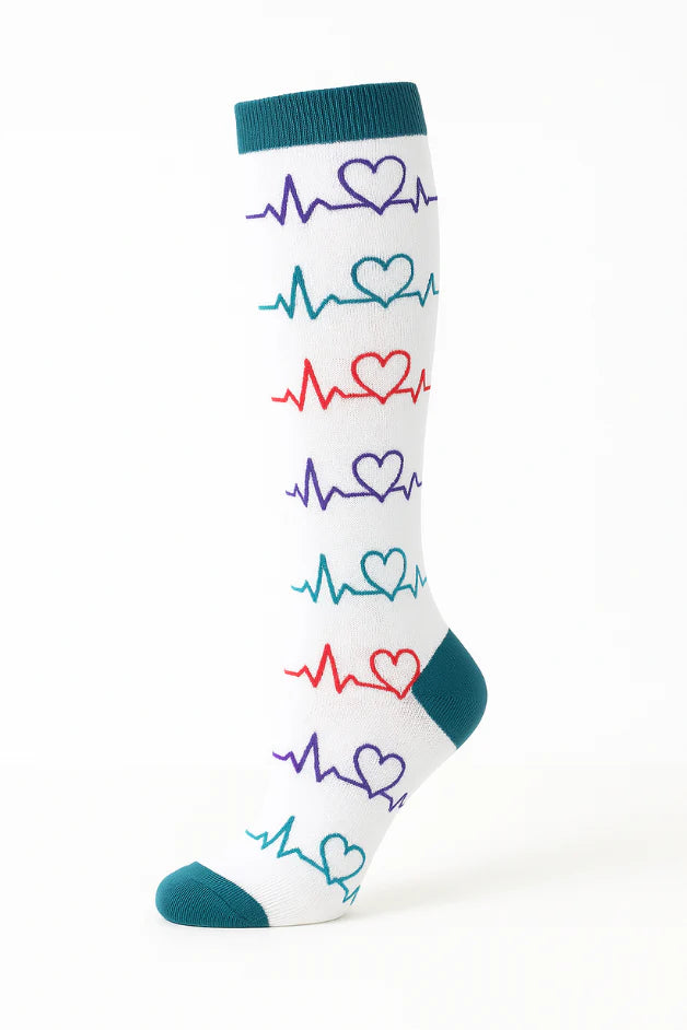 Chaussettes de compression motif