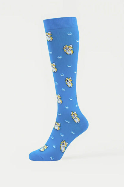 Chaussettes de compression motif