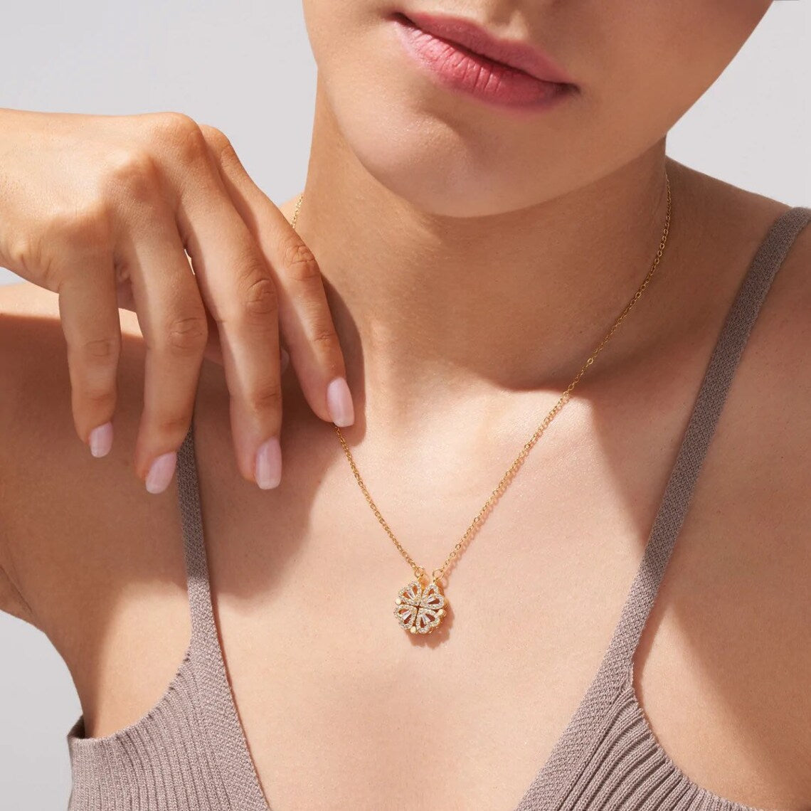 Collier Cœur Porte-Bonheur - Le Cadeau Parfait pour Maman