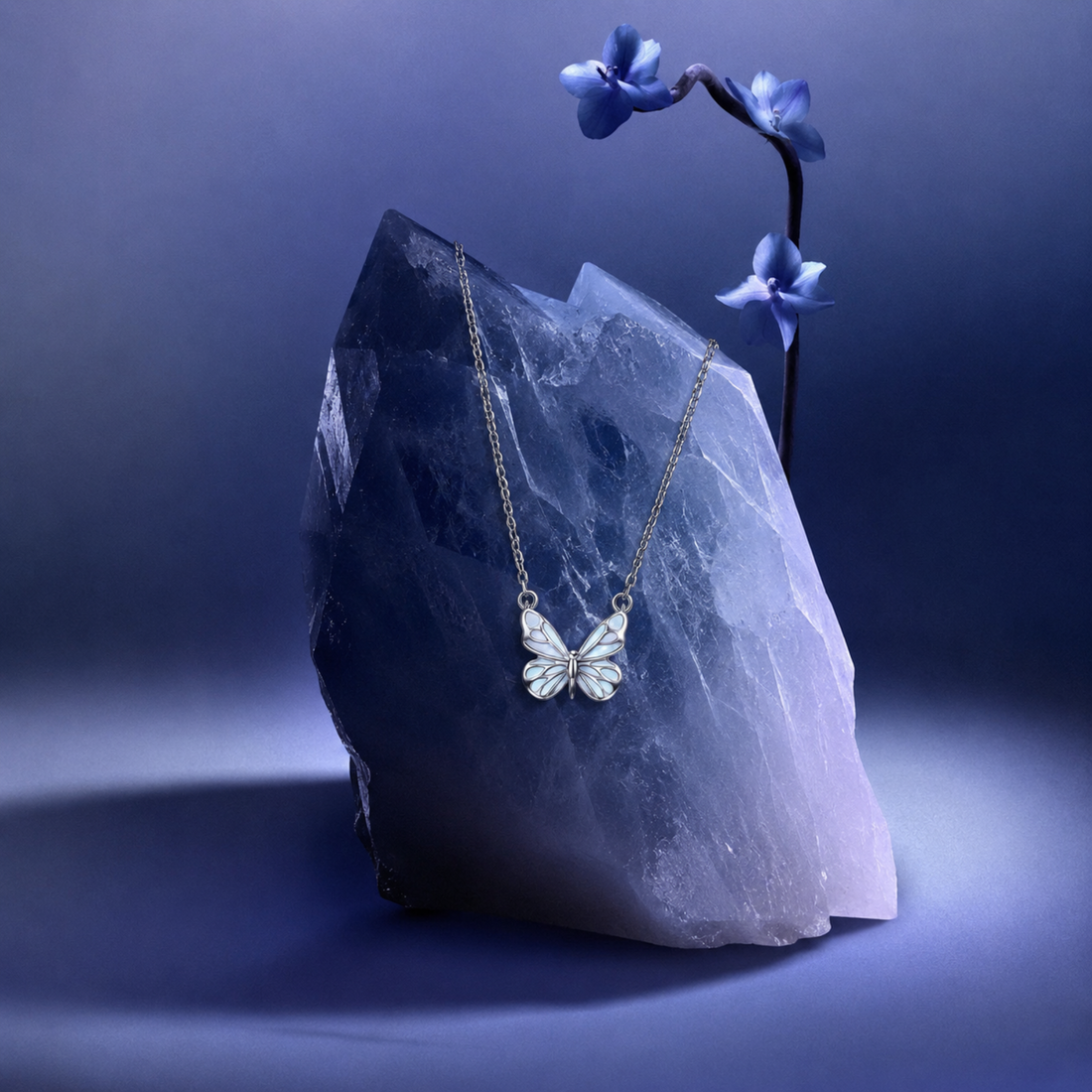 Collier Papillon Lumineux (ARGENT 925)