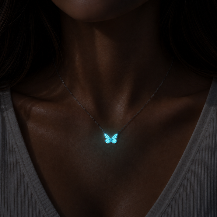Collier Papillon Lumineux (ARGENT 925)