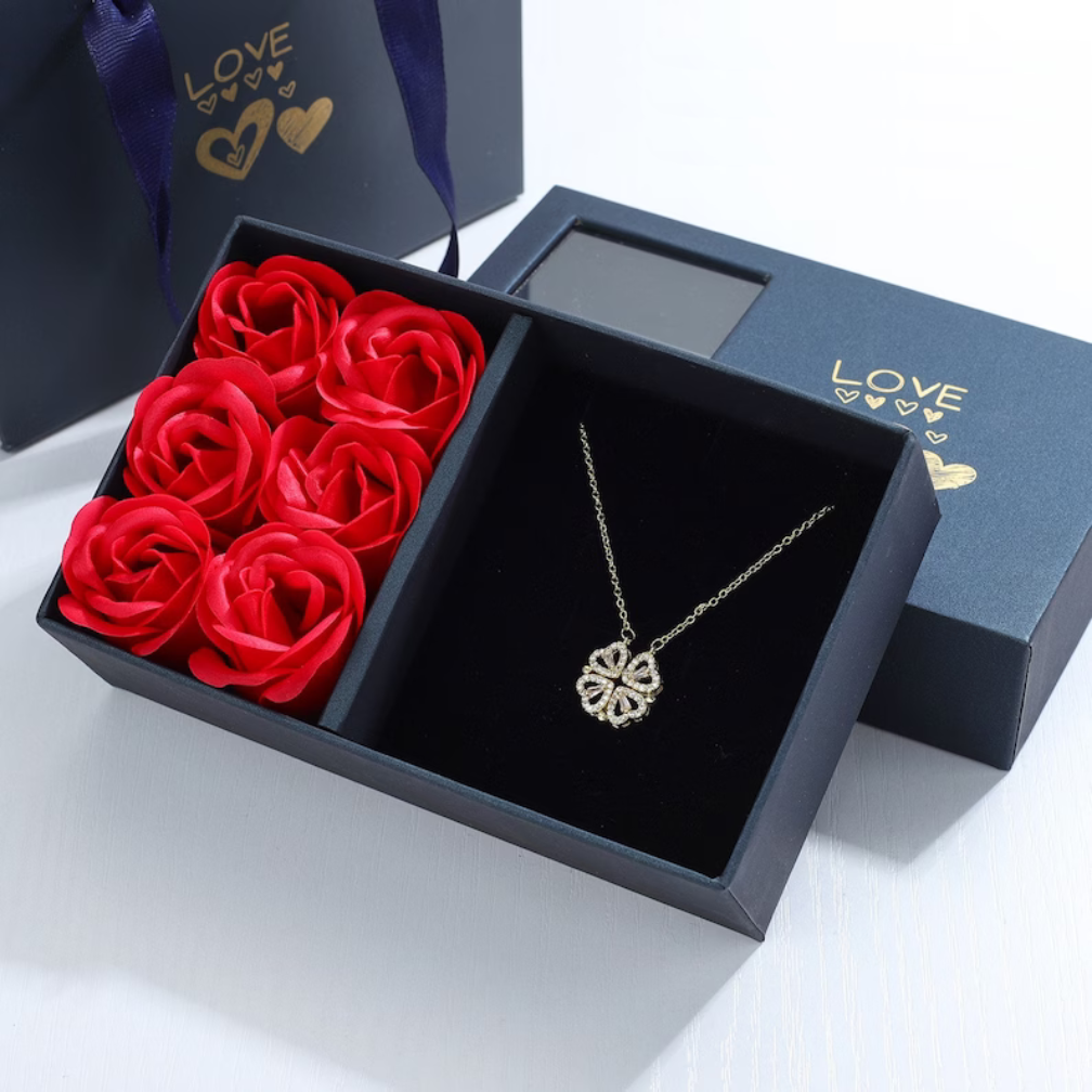 Collier Cœur Porte-Bonheur - Le Cadeau Parfait pour Maman