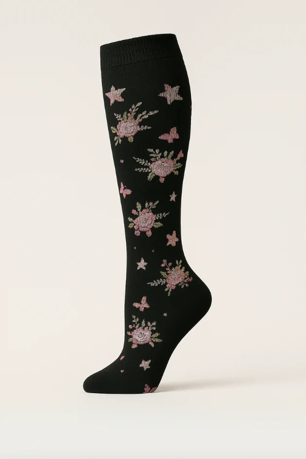 Chaussettes de compression motif
