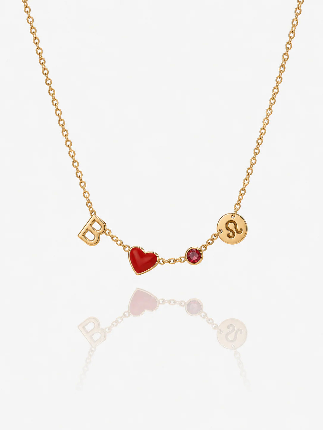 Collier Initiale Cœur Personnalisé