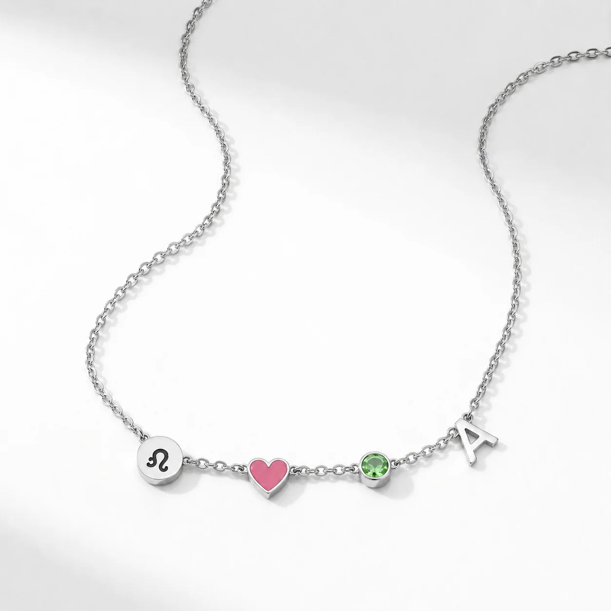 Collier Initiale Cœur Personnalisé