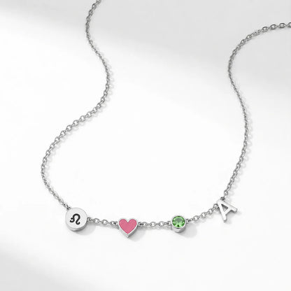 Collier Initiale Cœur Personnalisé