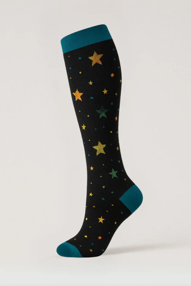 Chaussettes de compression motif