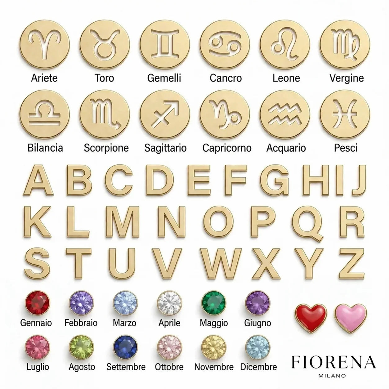 Collier Initiale Cœur Personnalisé