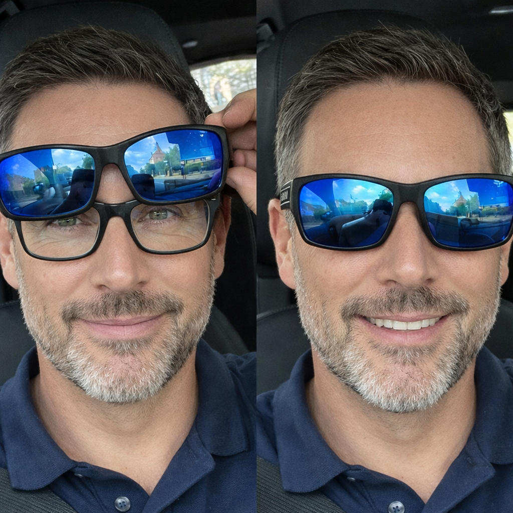 Sur-lunettes – Netteté maximale, confort total.