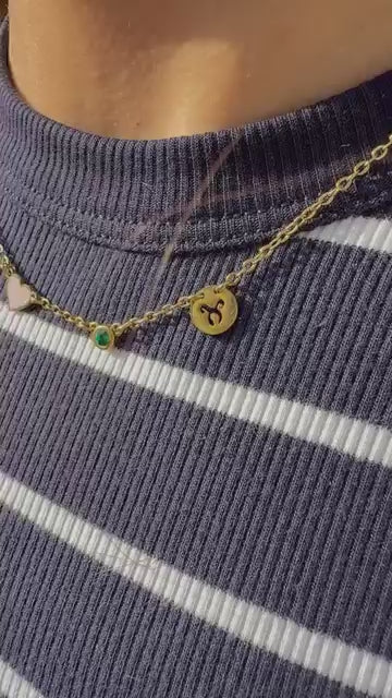 Collier Initiale Cœur Personnalisé