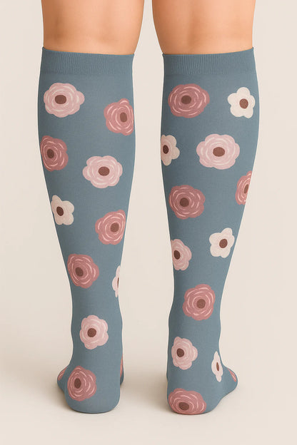 Chaussettes de compression motif
