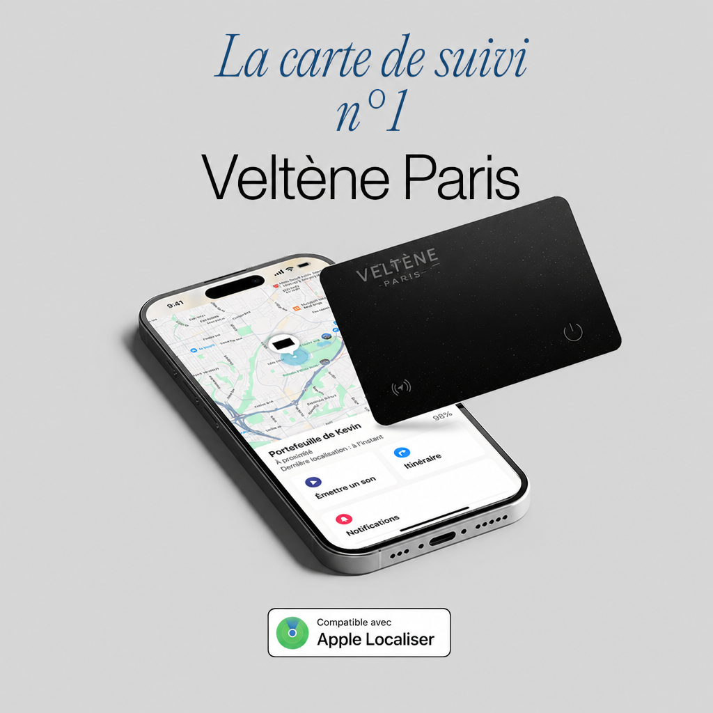 Veltene Paris. Carte de suivi