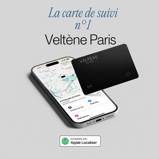 Veltene Paris. Carte de suivi