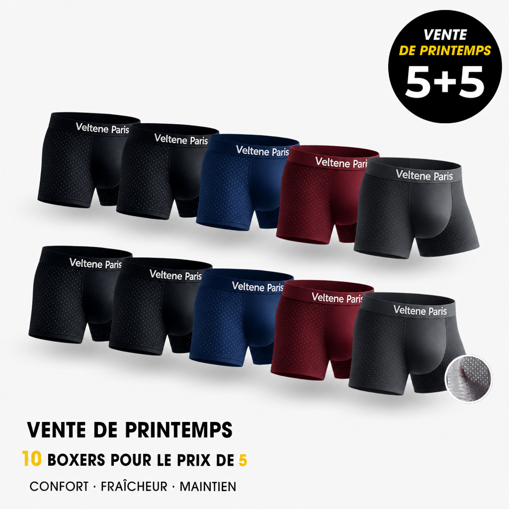 BOXERSHORTS EN FIBRE DE BAMBOU VELTENE PARIS – UN CONFORT RÉINVENTÉ TOUTE LA JOURNÉE