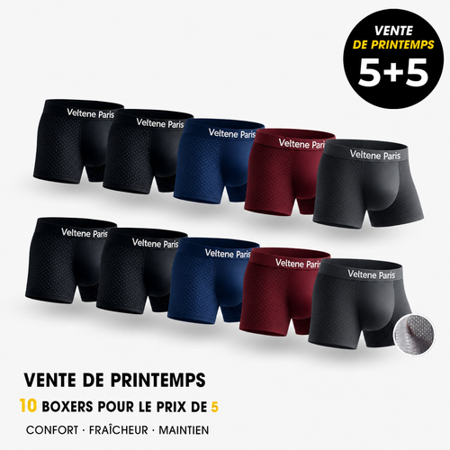 BOXERSHORTS EN FIBRE DE BAMBOU VELTENE PARIS – UN CONFORT RÉINVENTÉ TOUTE LA JOURNÉE