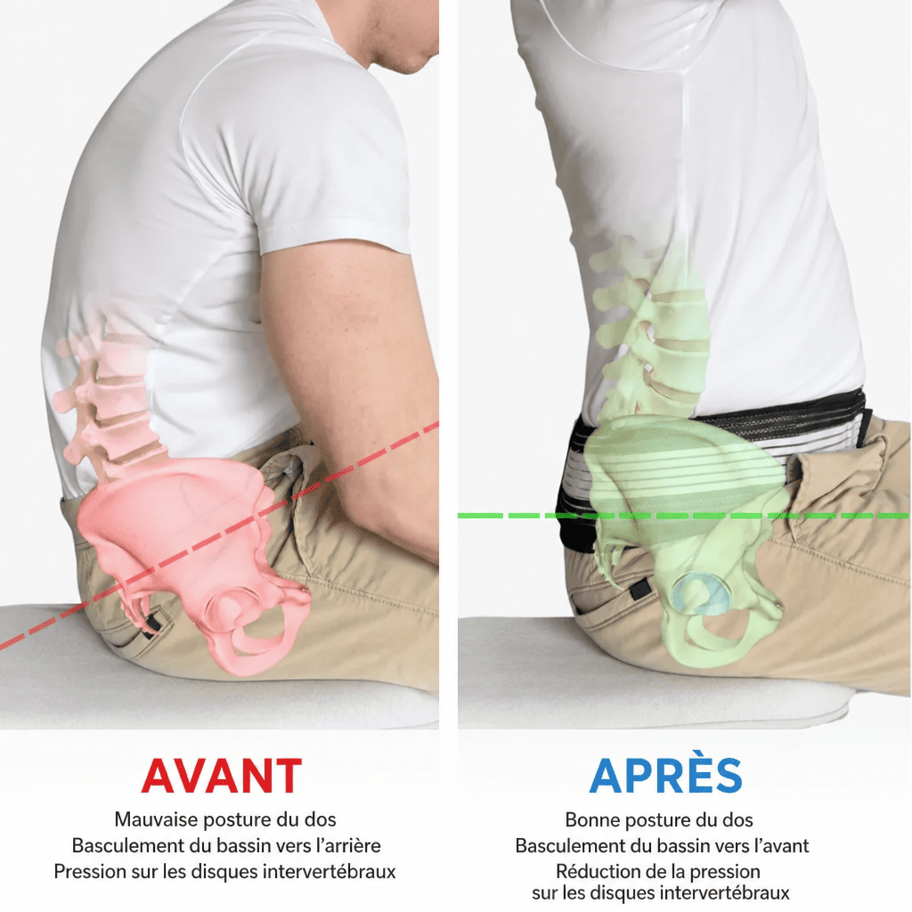 Ceinture orthopédique pour l'articulation sacro-iliaque