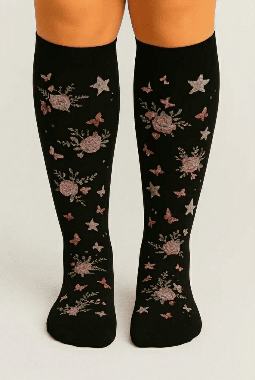 Chaussettes de compression motif