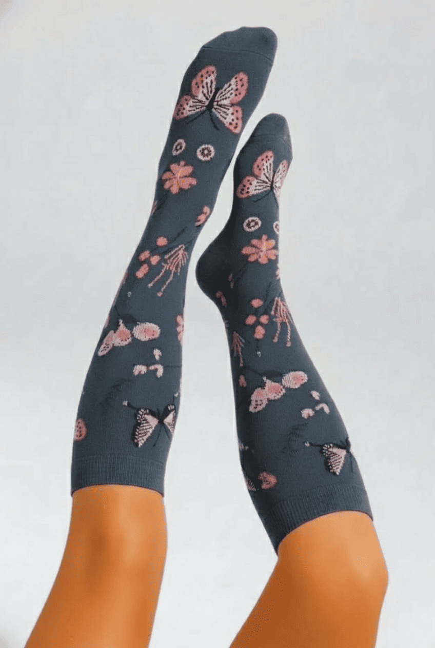 Chaussettes de compression motif