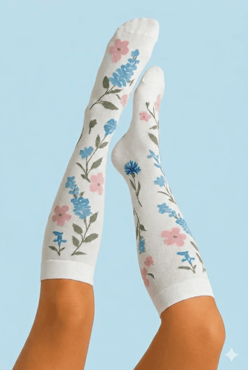 Chaussettes de compression motif