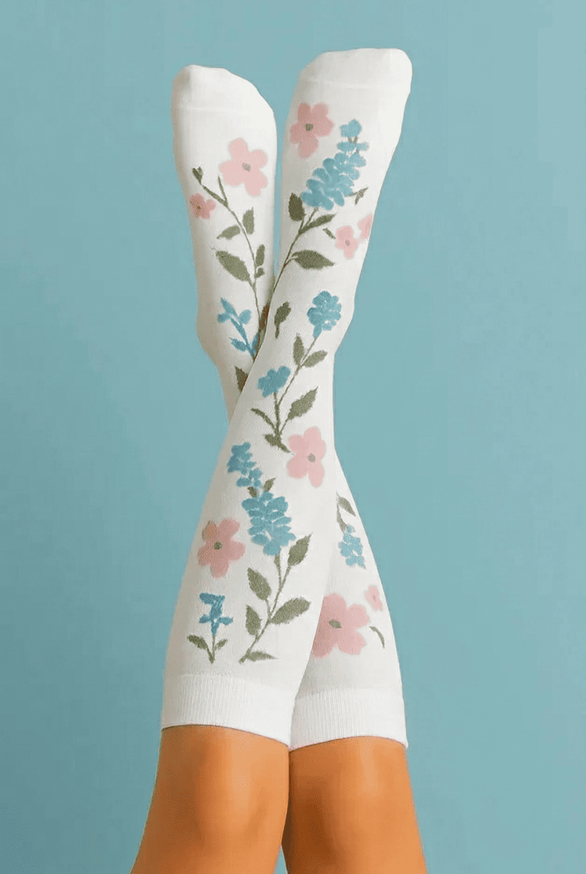 Chaussettes de compression motif