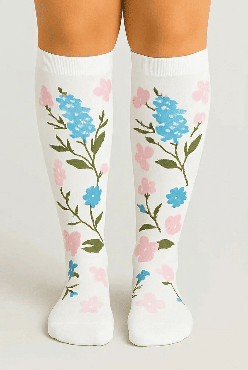 Chaussettes de compression motif