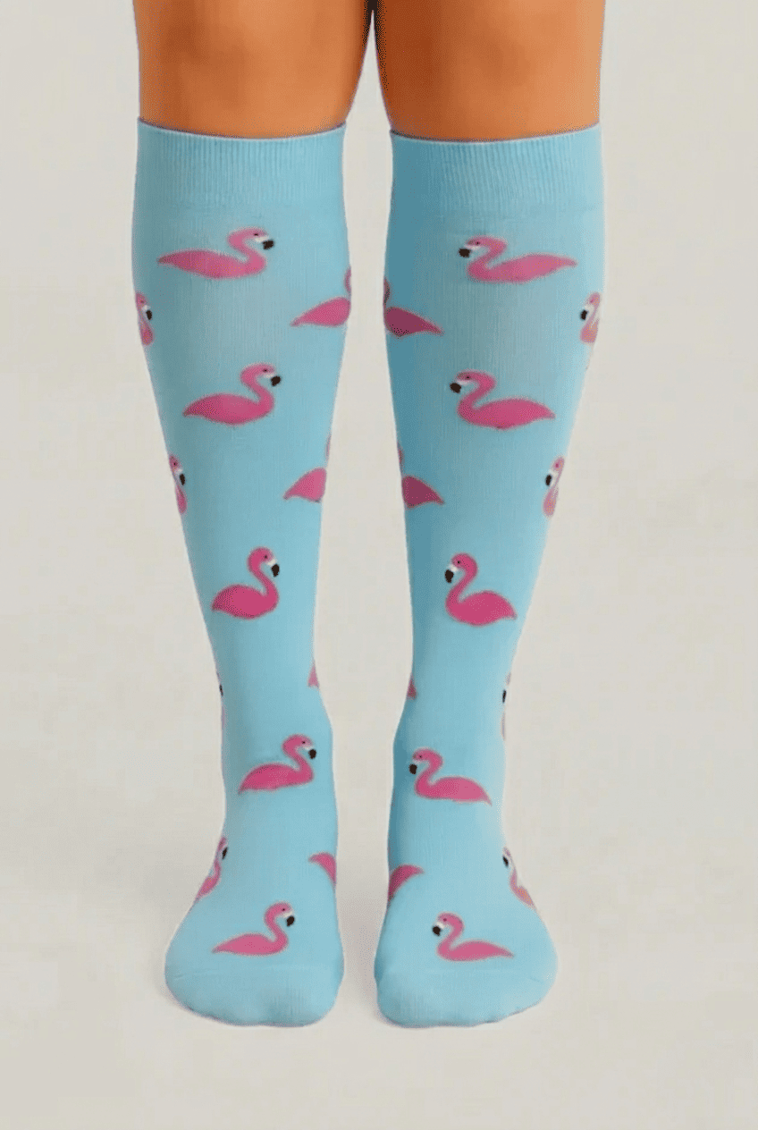 Chaussettes de compression motif