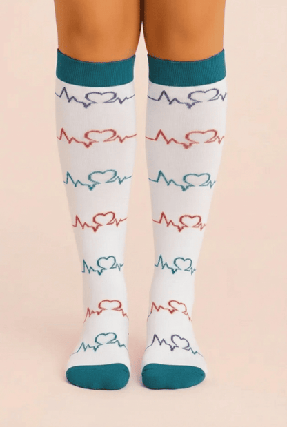 Chaussettes de compression motif