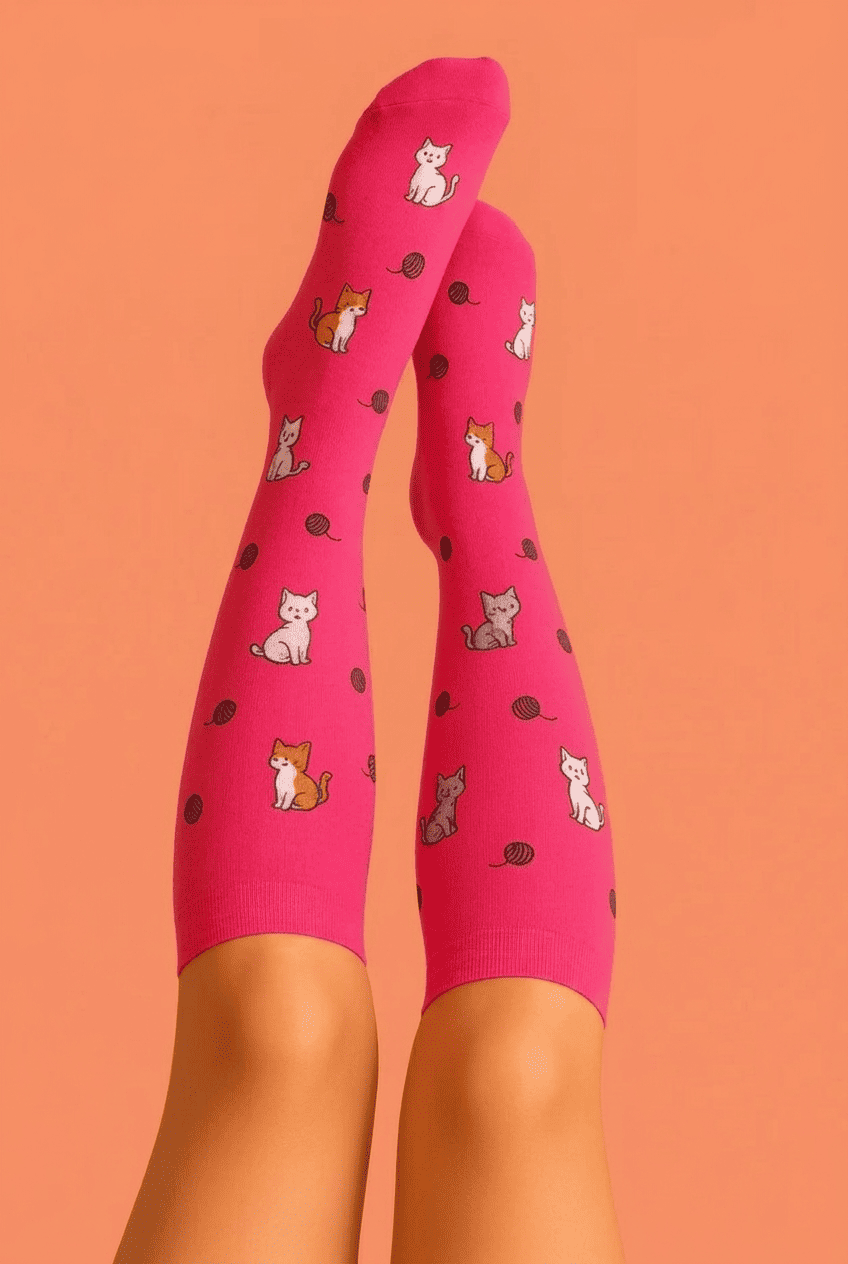 Chaussettes de compression motif