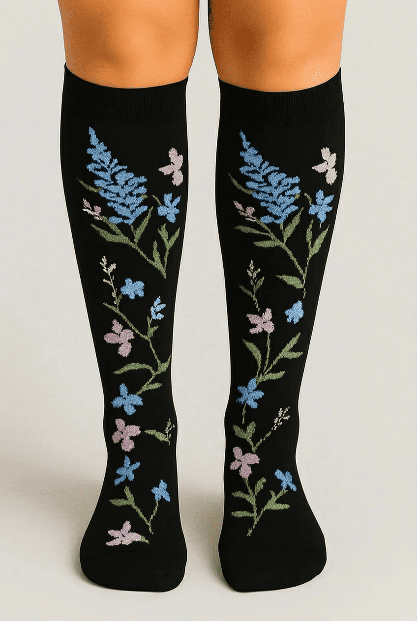 Chaussettes de compression motif