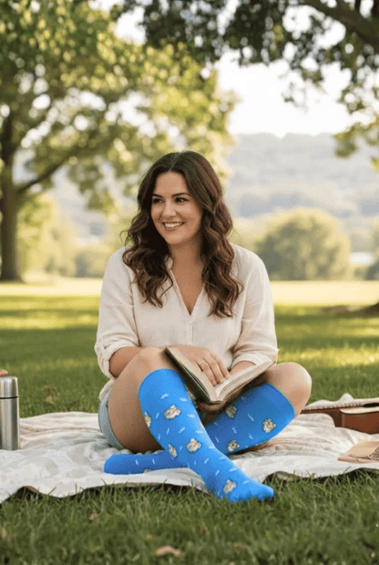 Chaussettes de compression motif