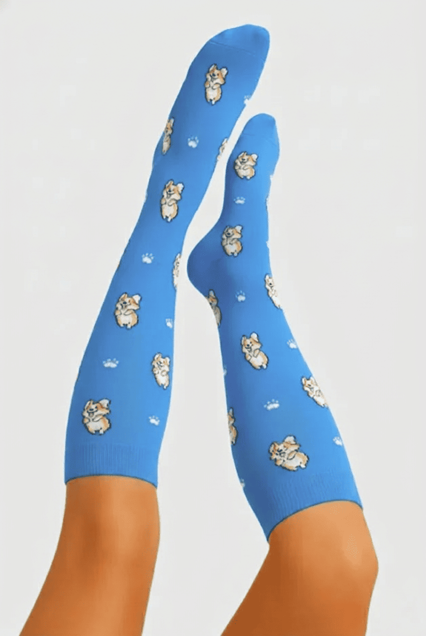 Chaussettes de compression motif