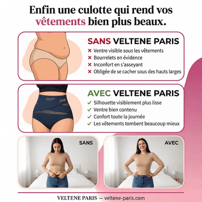 Culotte Sculptante Taille Haute — Bande Croisée