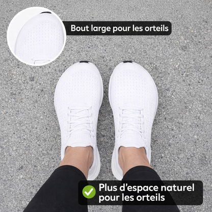 Cloud blanc — bout large pour les orteils