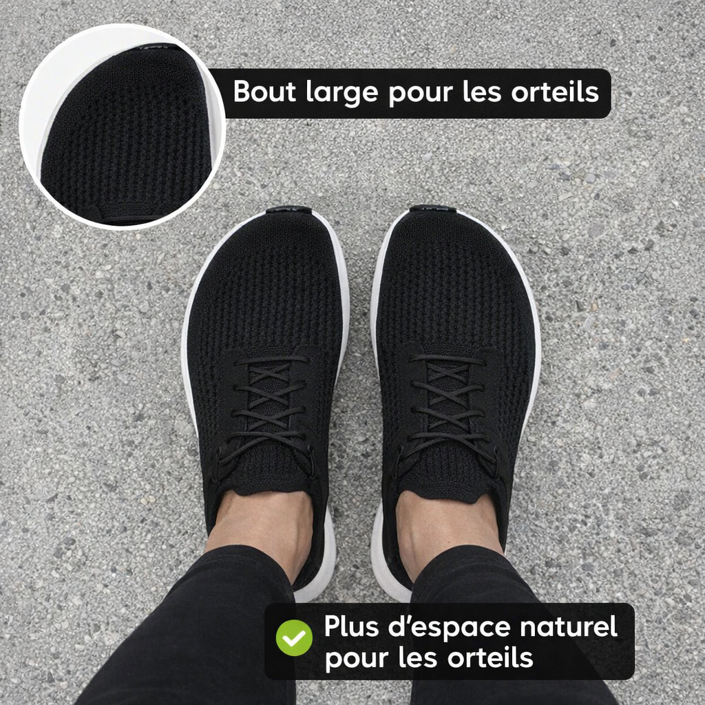 Cloud noir — bout large pour les orteils