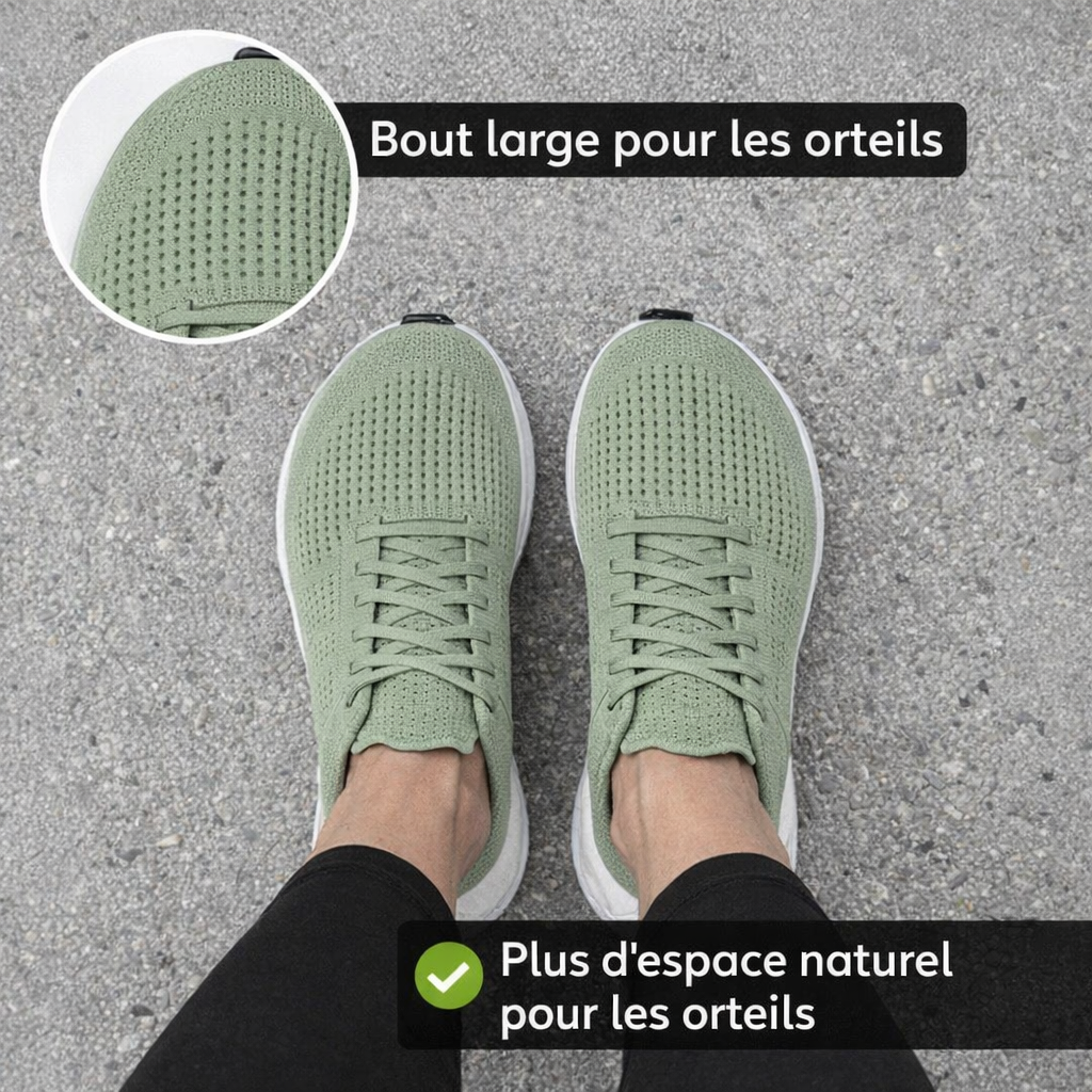 Cloud vert — bout large pour les orteils