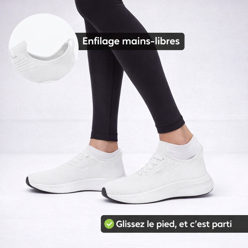 Cloud blanc — enfilage mains-libres
