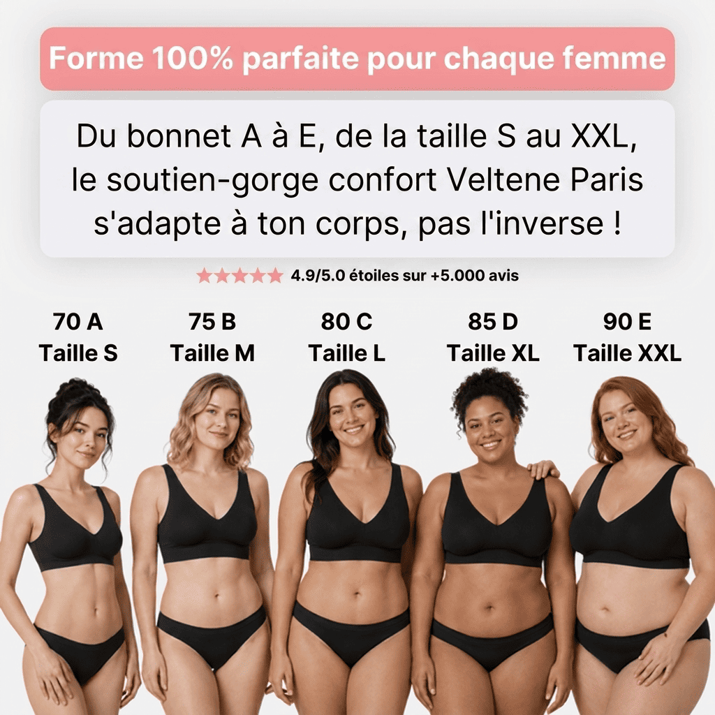 Veltene Paris soutien-gorge confort — Sans couture et sans armatures