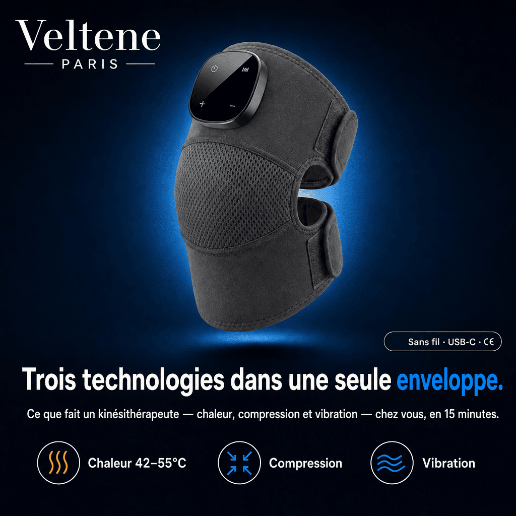 Veltene Paris — Masseur thérapeutique pour genoux 3 en 1