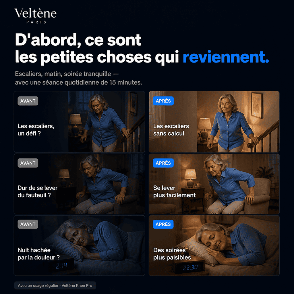 Veltene Paris — Masseur thérapeutique pour genoux 3 en 1