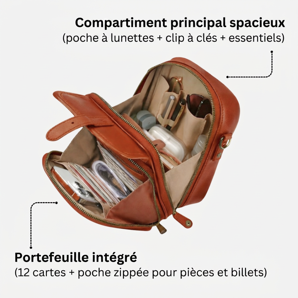 Marron — compartiments organisés
