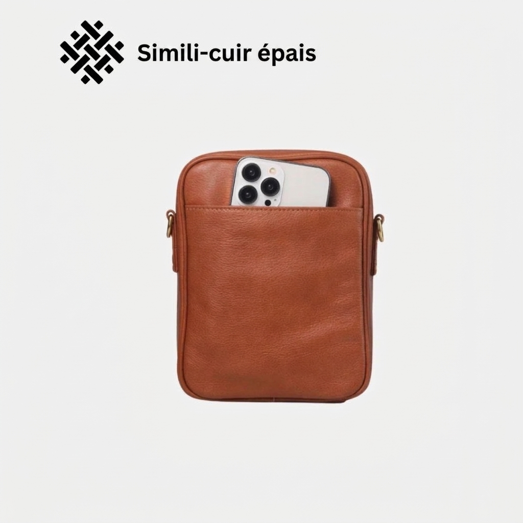 Marron — simili-cuir épais