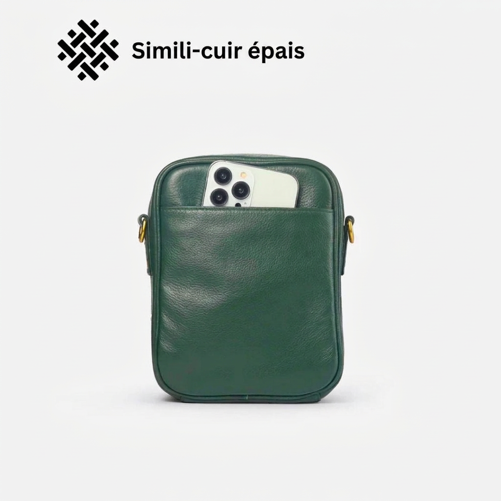 Vert — simili-cuir épais