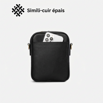 Noir — simili-cuir épais