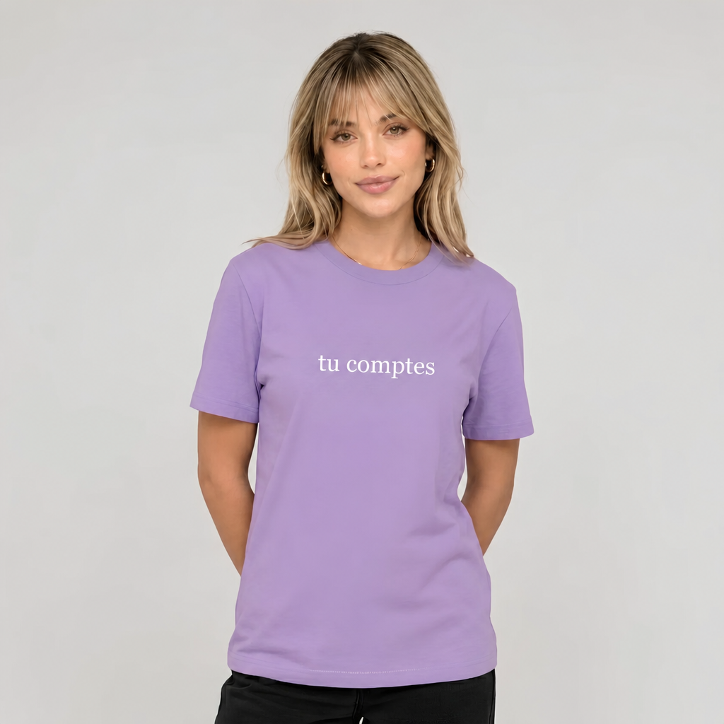 T-shirt « Tu comptes »