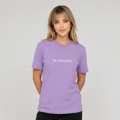 T-shirt « Tu comptes »