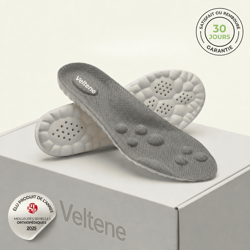 Veltene - Semelles orthopédiques pour soulager les douleurs au talon et la fasciite plantaire