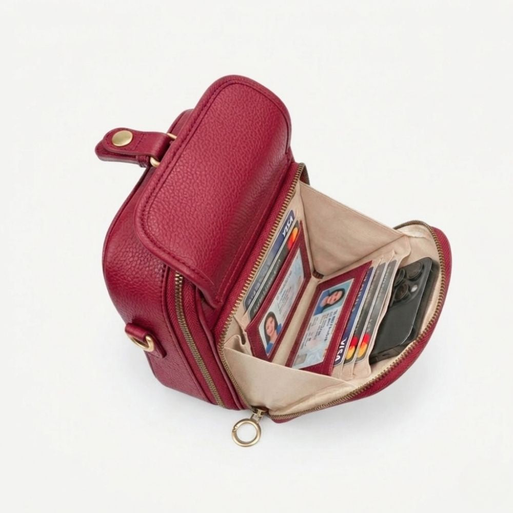 Rouge — porté crossbody